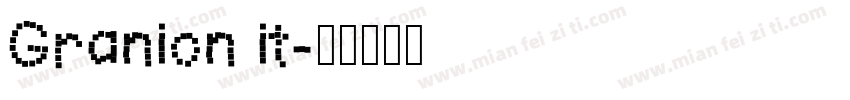 Granion it字体转换